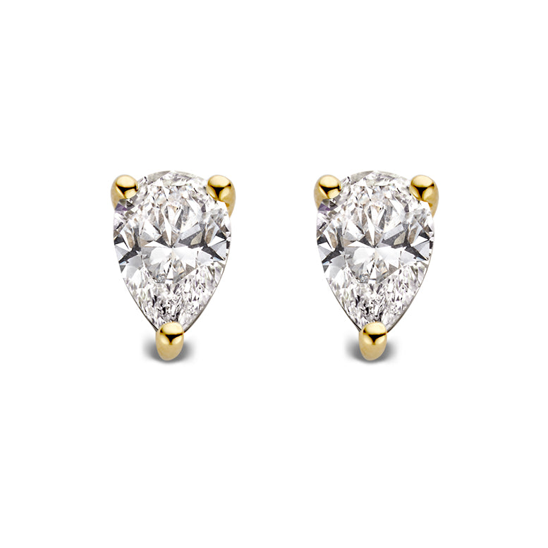 Ear studs Ava 1,00 ct. yellow gold