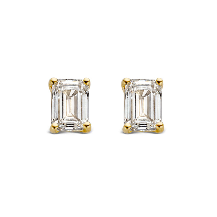 Ear studs Nora 0.50 ct. yellow gold