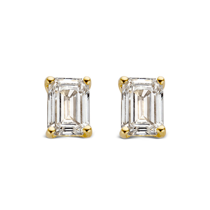 Ear studs Nora 1,00 ct. yellow gold
