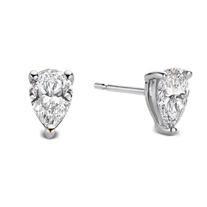 Ear studs Ava 1,00 ct. white gold