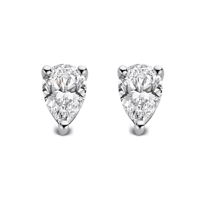 Ear studs Ava 1,00 ct. white gold