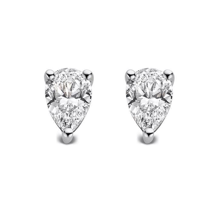 Ear studs Ava 1,00 ct. white gold