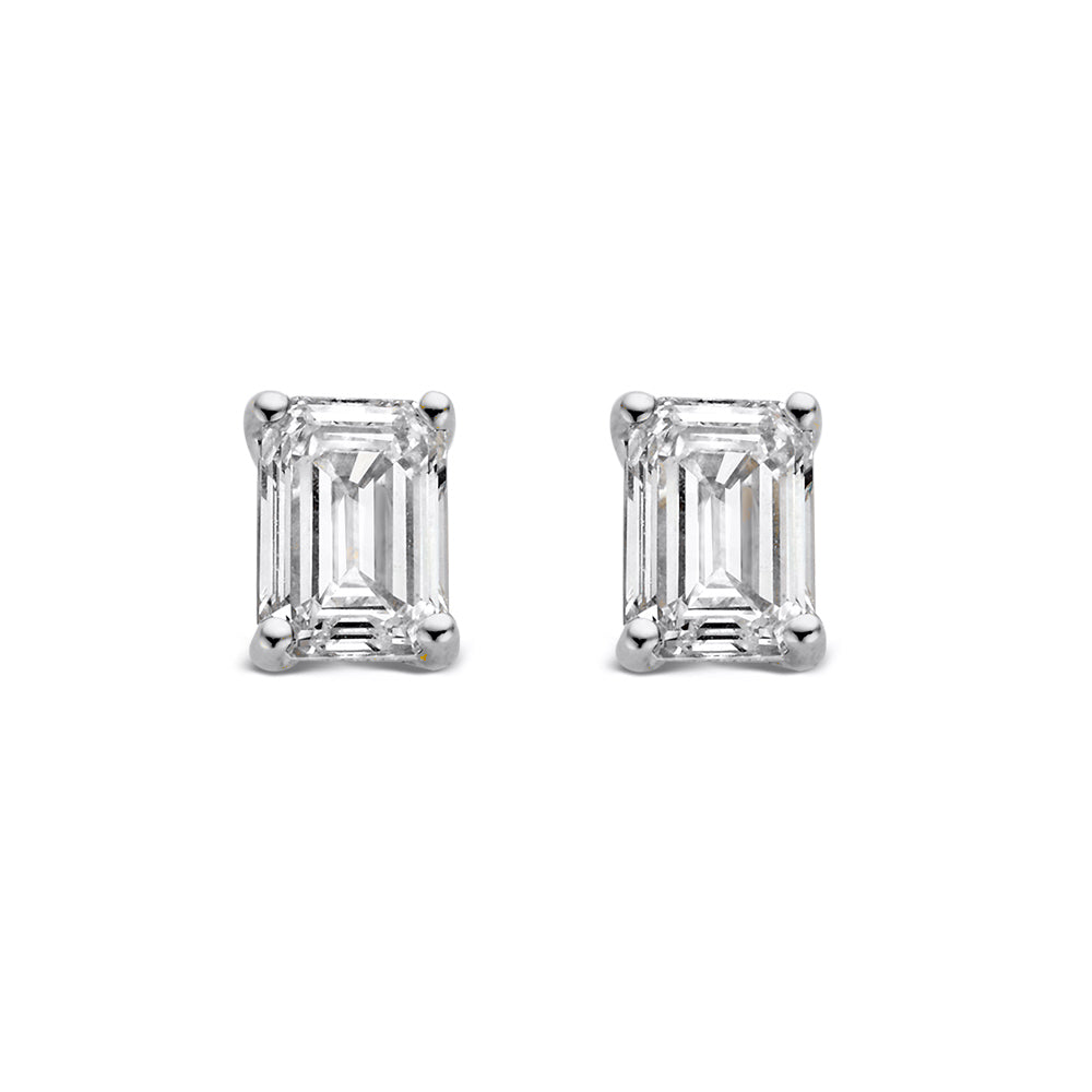 Ear studs Nora 0.50 ct. white gold