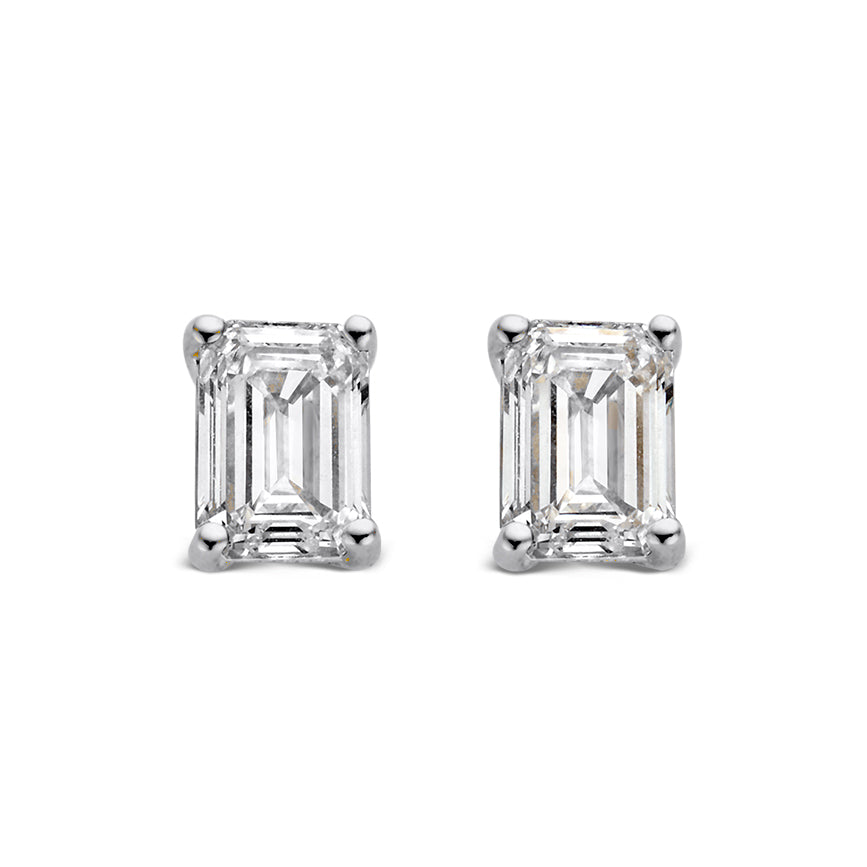 Ear studs Nora 1,00 ct. white gold