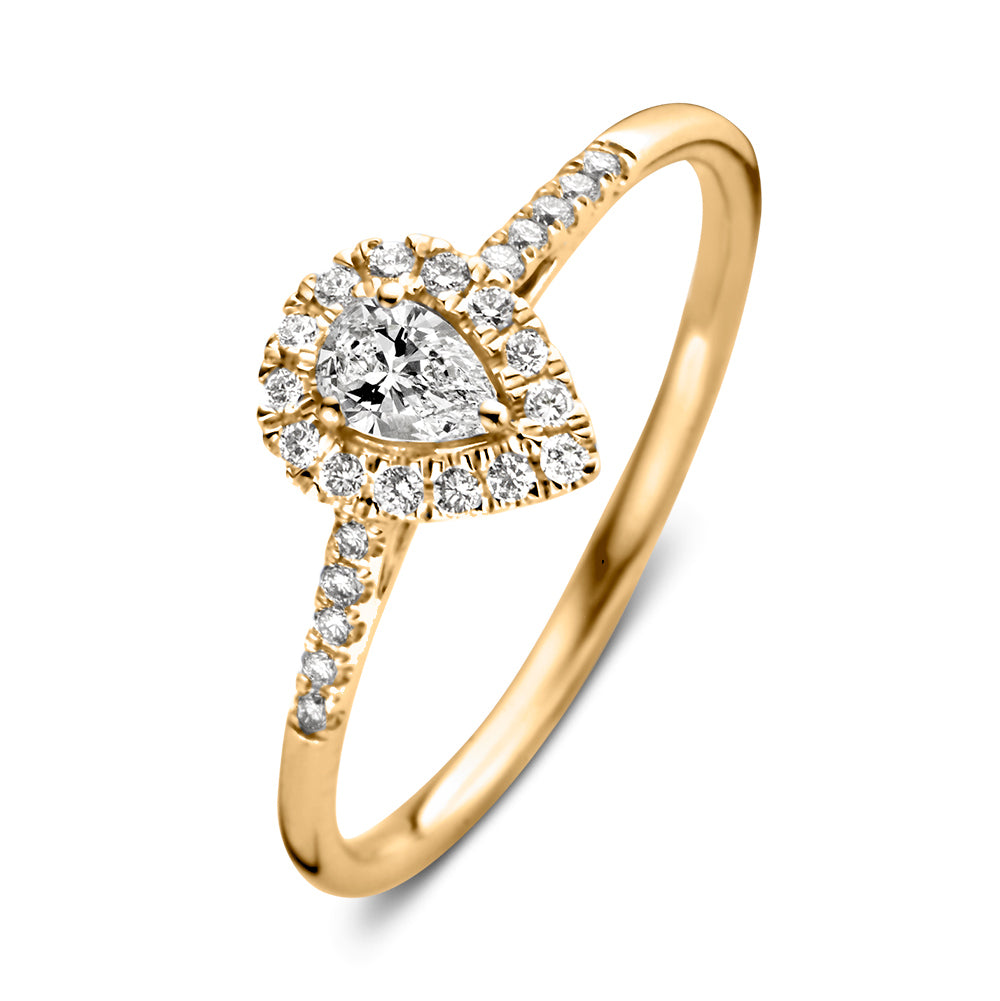 Ring Elin royal 0.30 ct. yellow gold