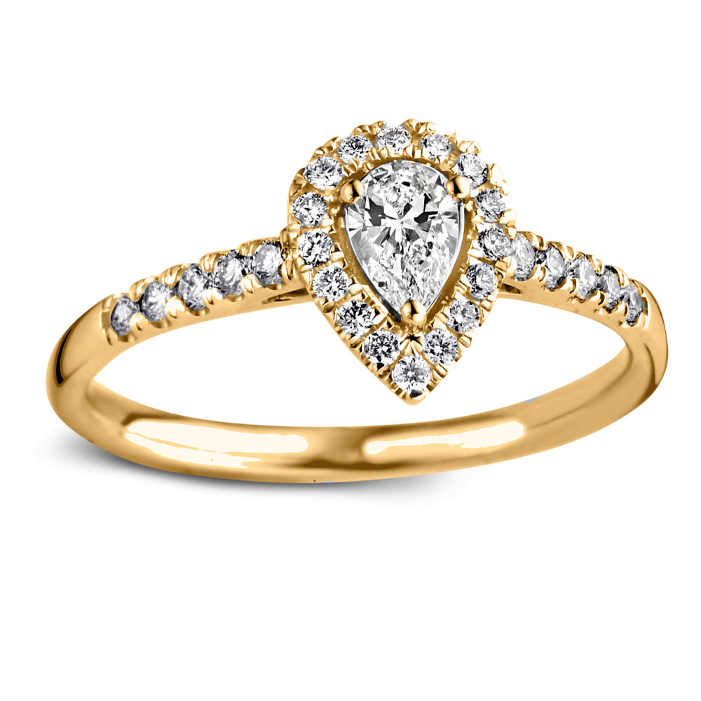 Ring Elin royal 0.50 ct. yellow gold