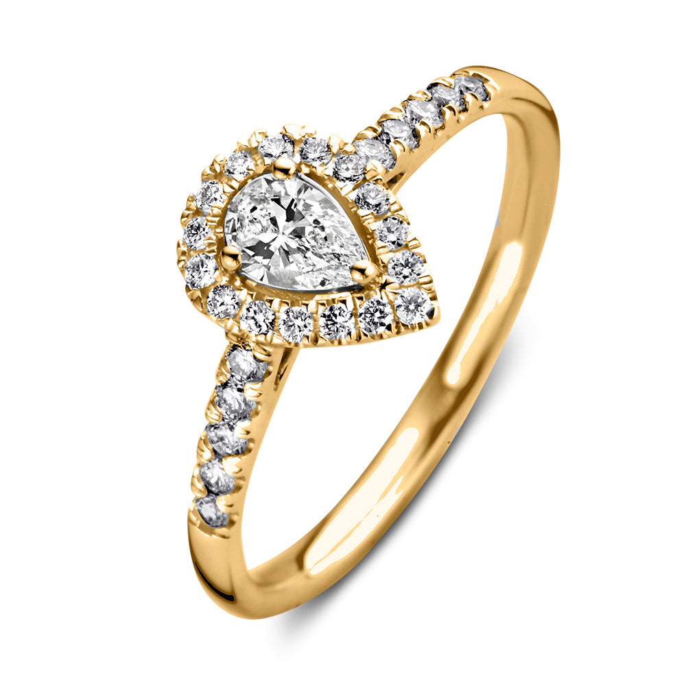 Ring Elin royal 0.50 ct. yellow gold