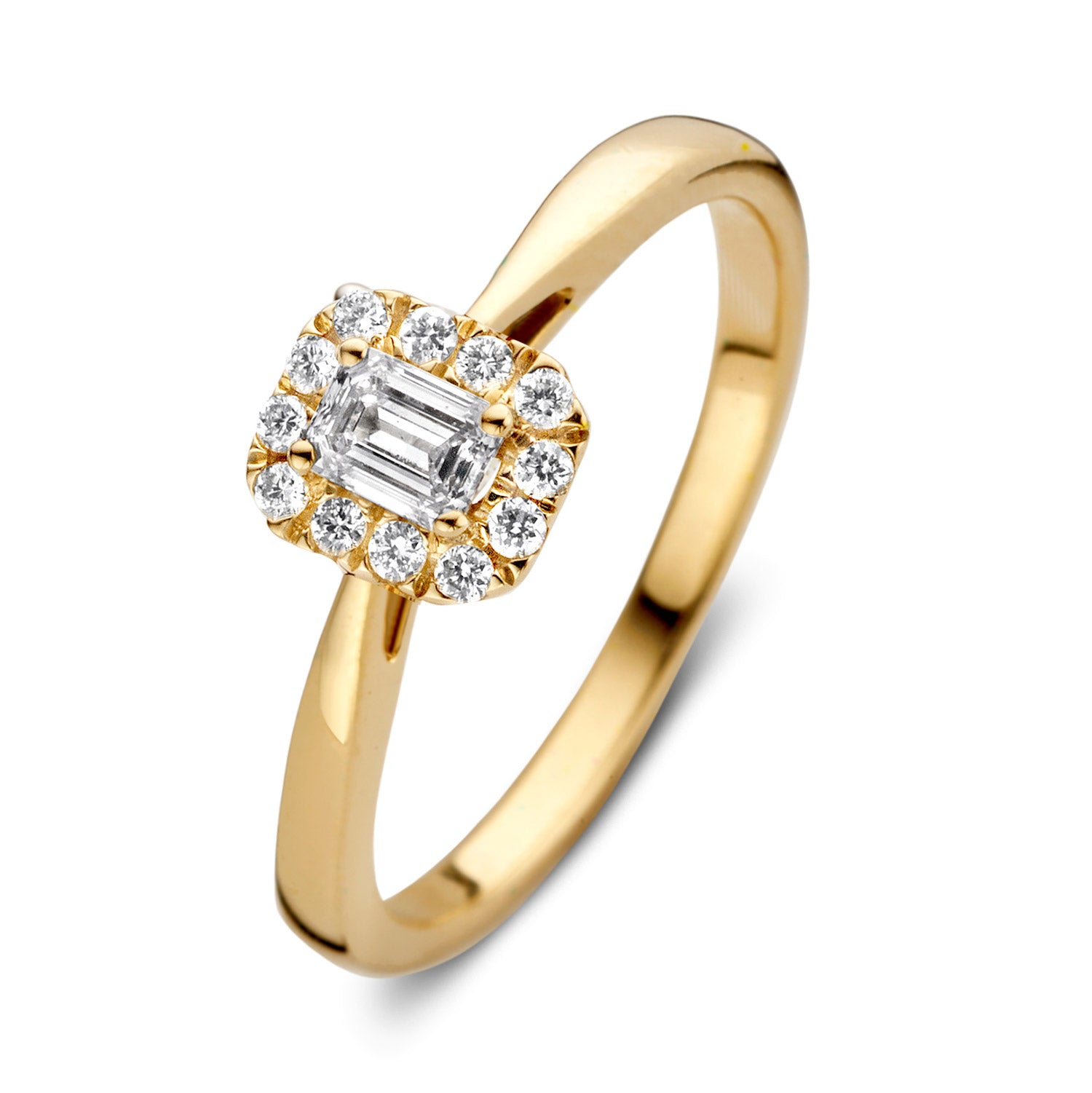 Aurore luxury rings with lab-grown diamond and 18 kt gold