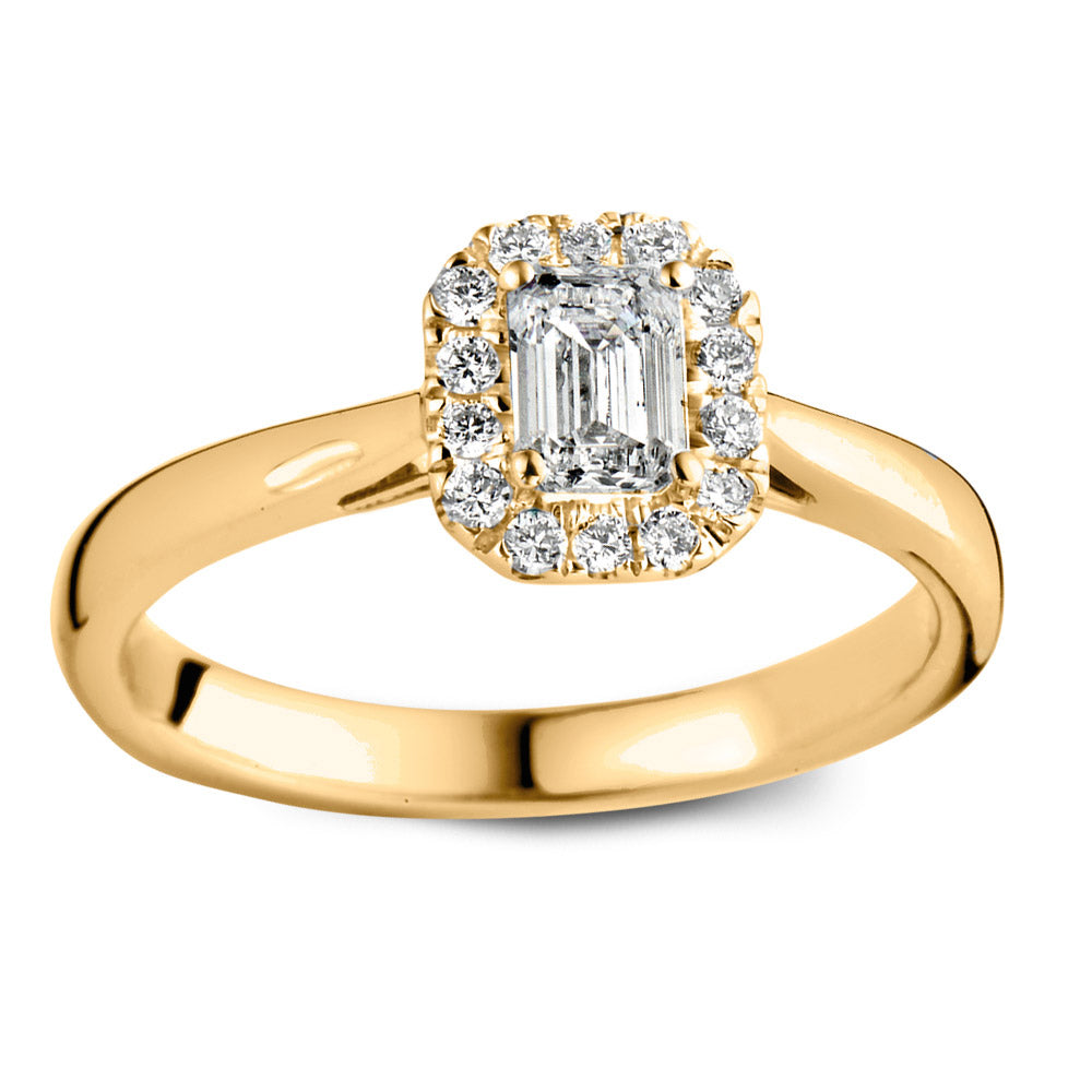 Ring Ivy 0.66 ct. yellow gold