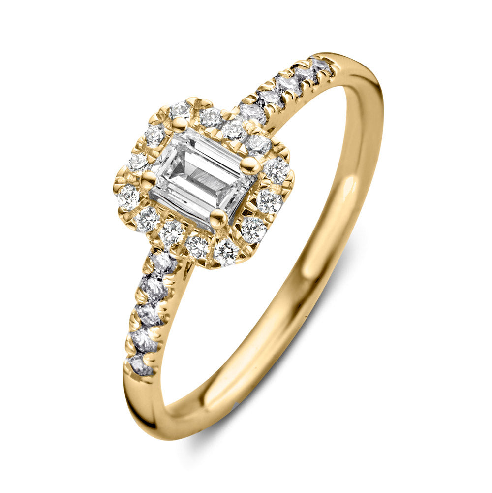 Ring Ivy royal 0.50 ct. yellow gold