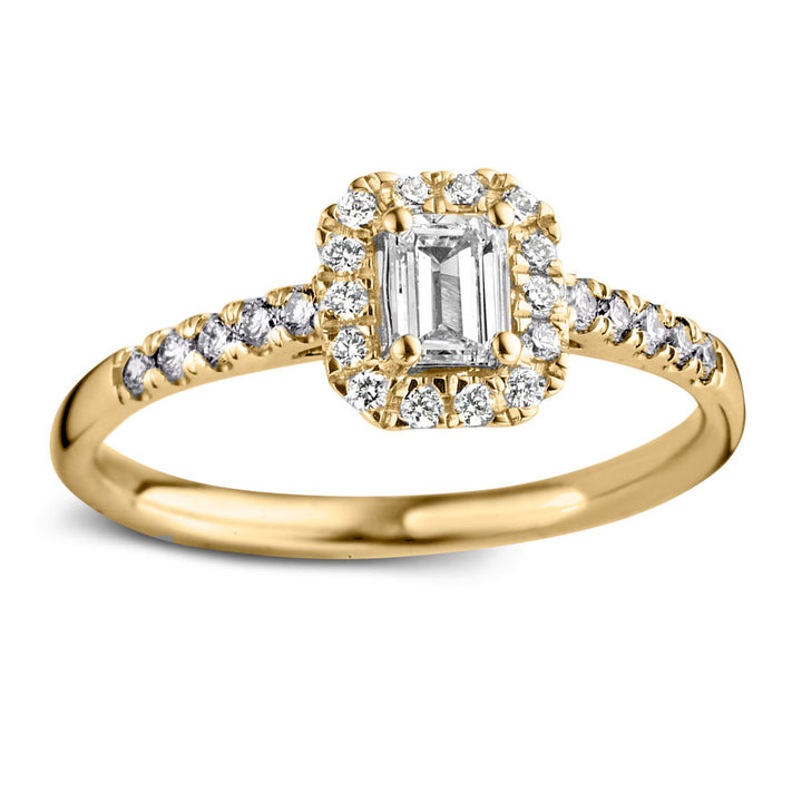 Ring Ivy royal 0.50 ct. yellow gold