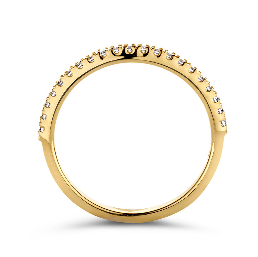 Millie ring 0,20 crt. geelgoud