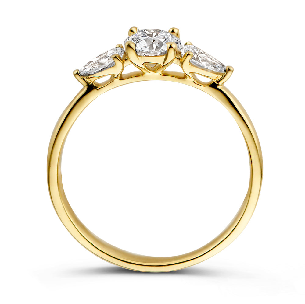 Ring Evie 0.90 ct. yellow gold