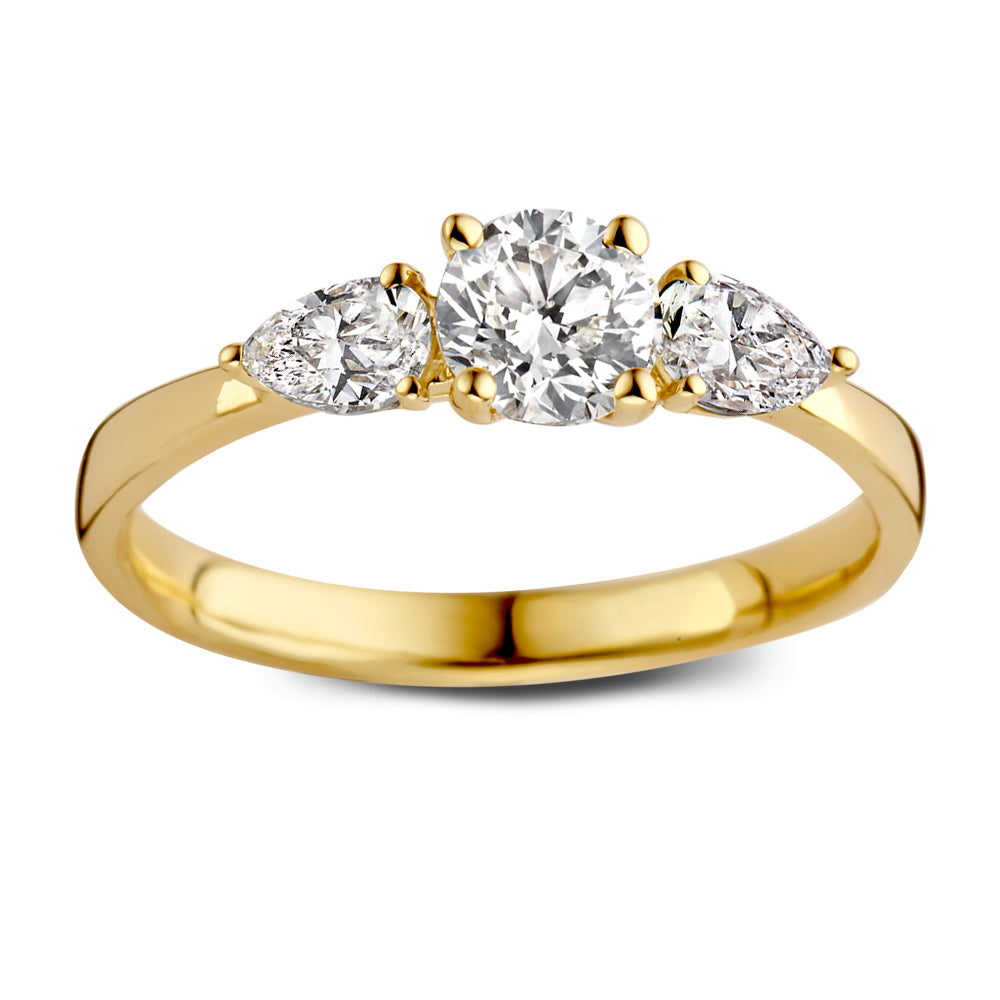 Ring Evie 0.90 ct. yellow gold