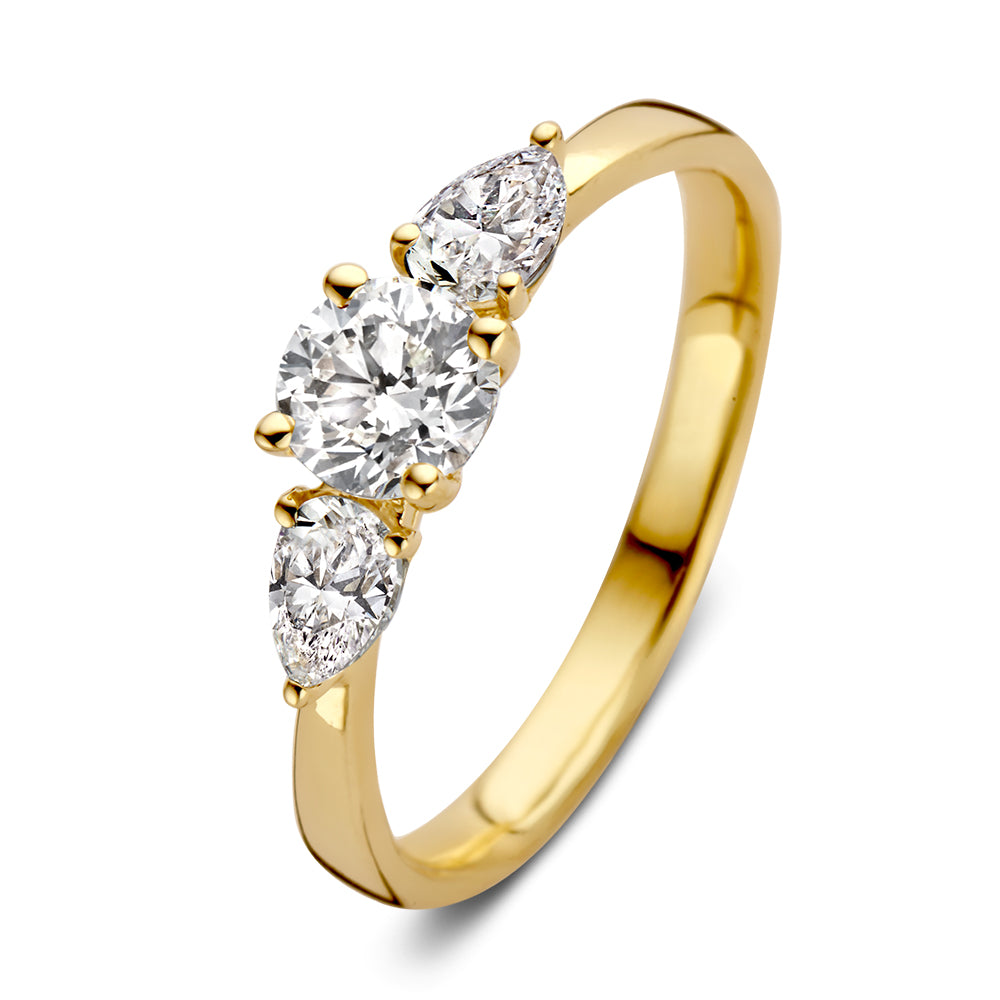 Ring Evie 0.90 ct. yellow gold