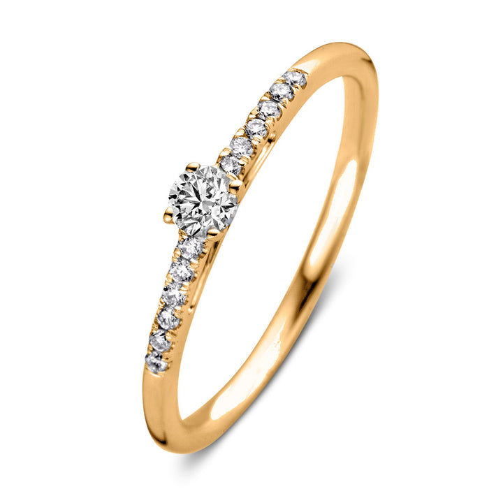 Ring Mary 0.20 ct. yellow gold