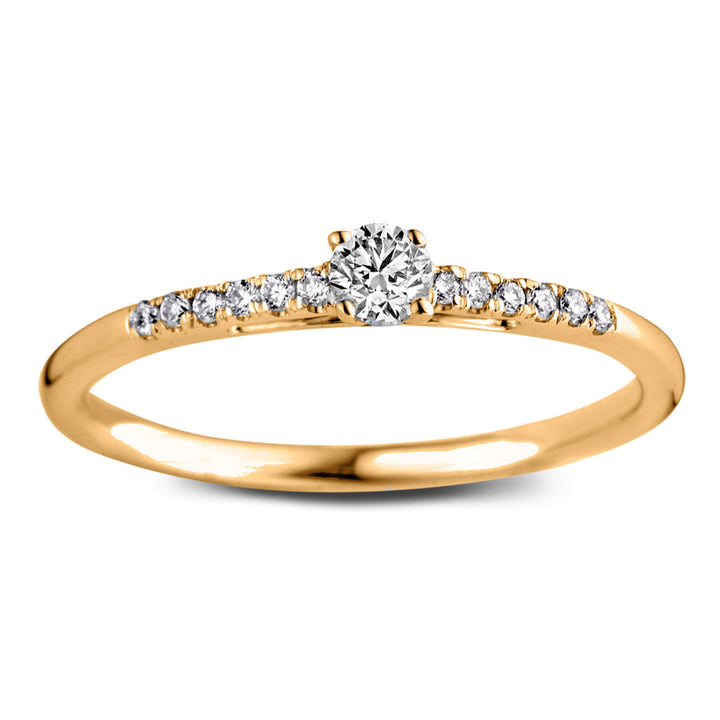 Ring Mary 0.20 ct. yellow gold
