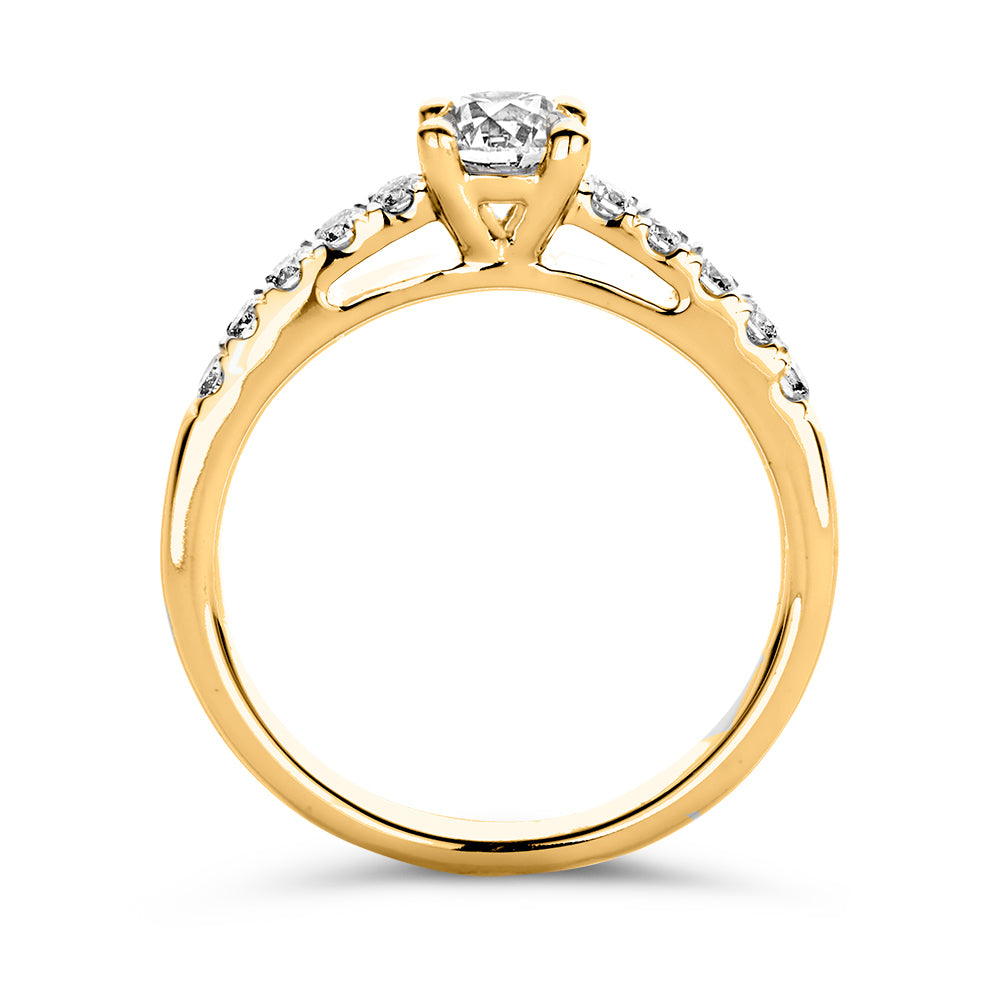 Ring Mary 0.80 ct. yellow gold