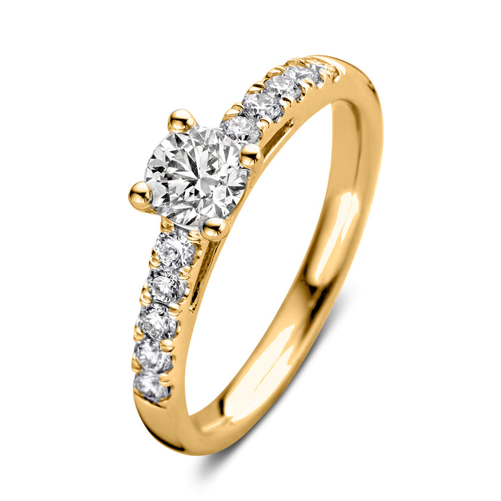 Ring Mary 0.80 ct. yellow gold