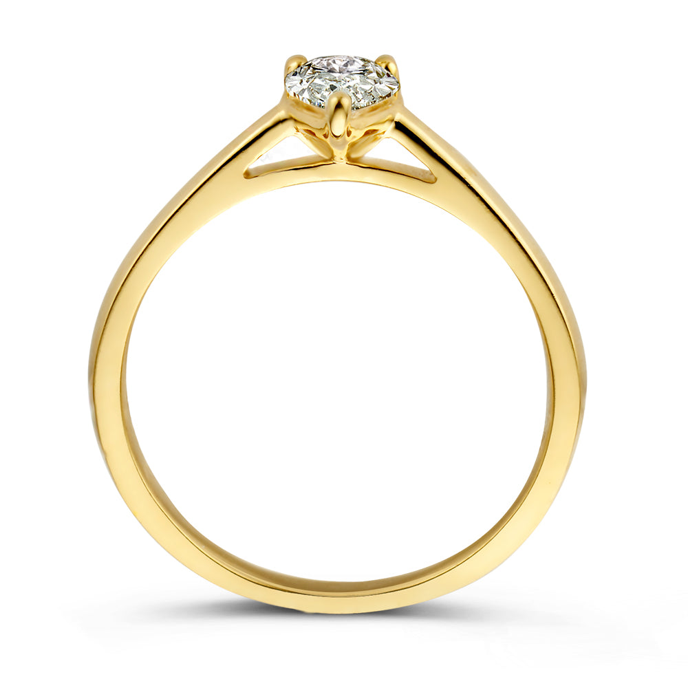 Ring Ava 0,50 crt. geelgoud