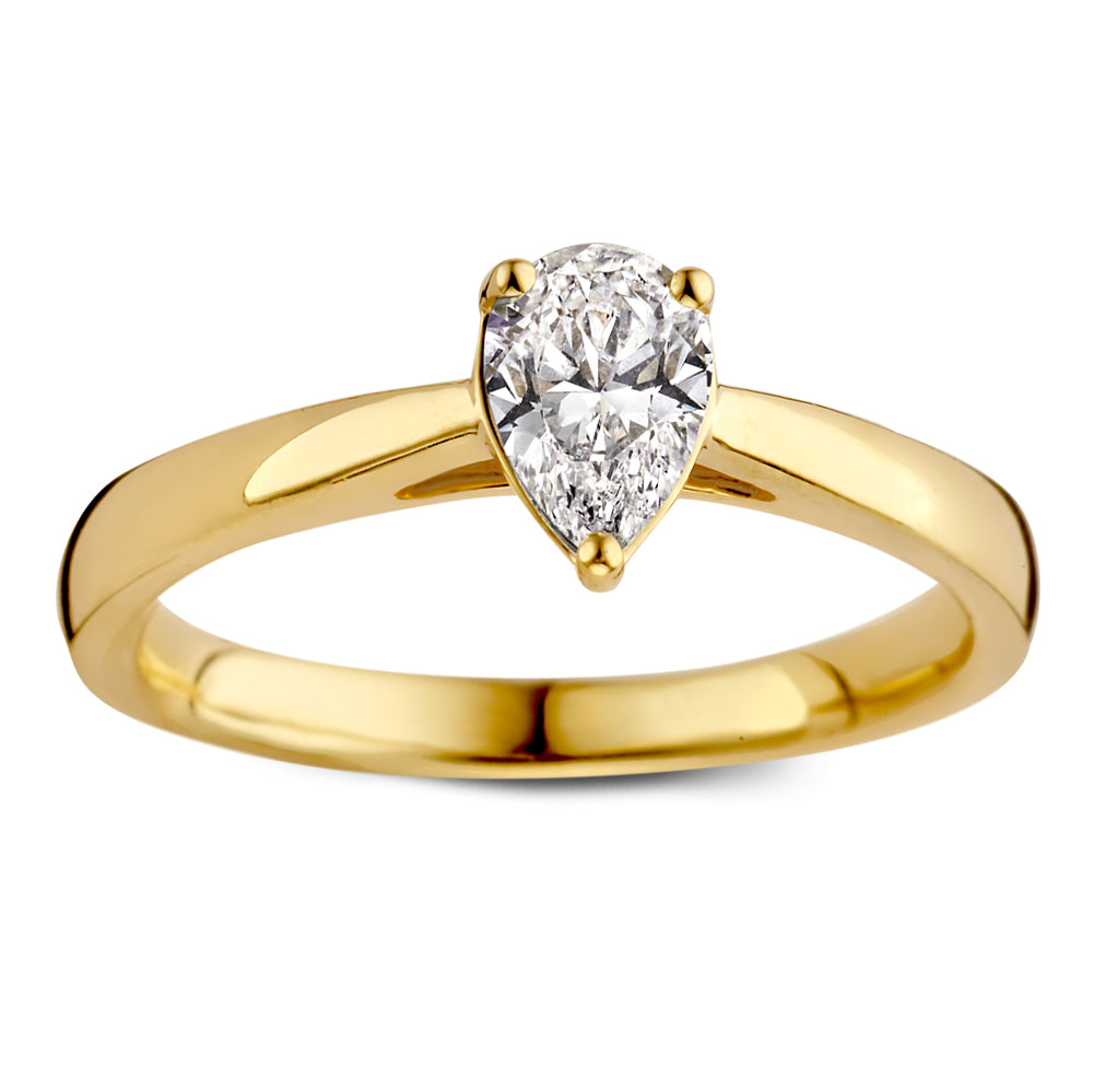 Ring Ava 0.50 ct. yellow gold