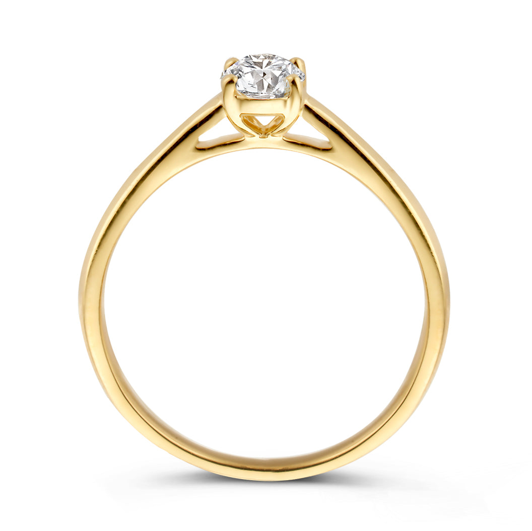 Ring Franky 0.30 ct. yellow gold