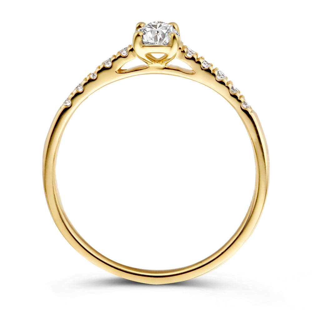 Ring Franky Royal 0,48 crt. geelgoud