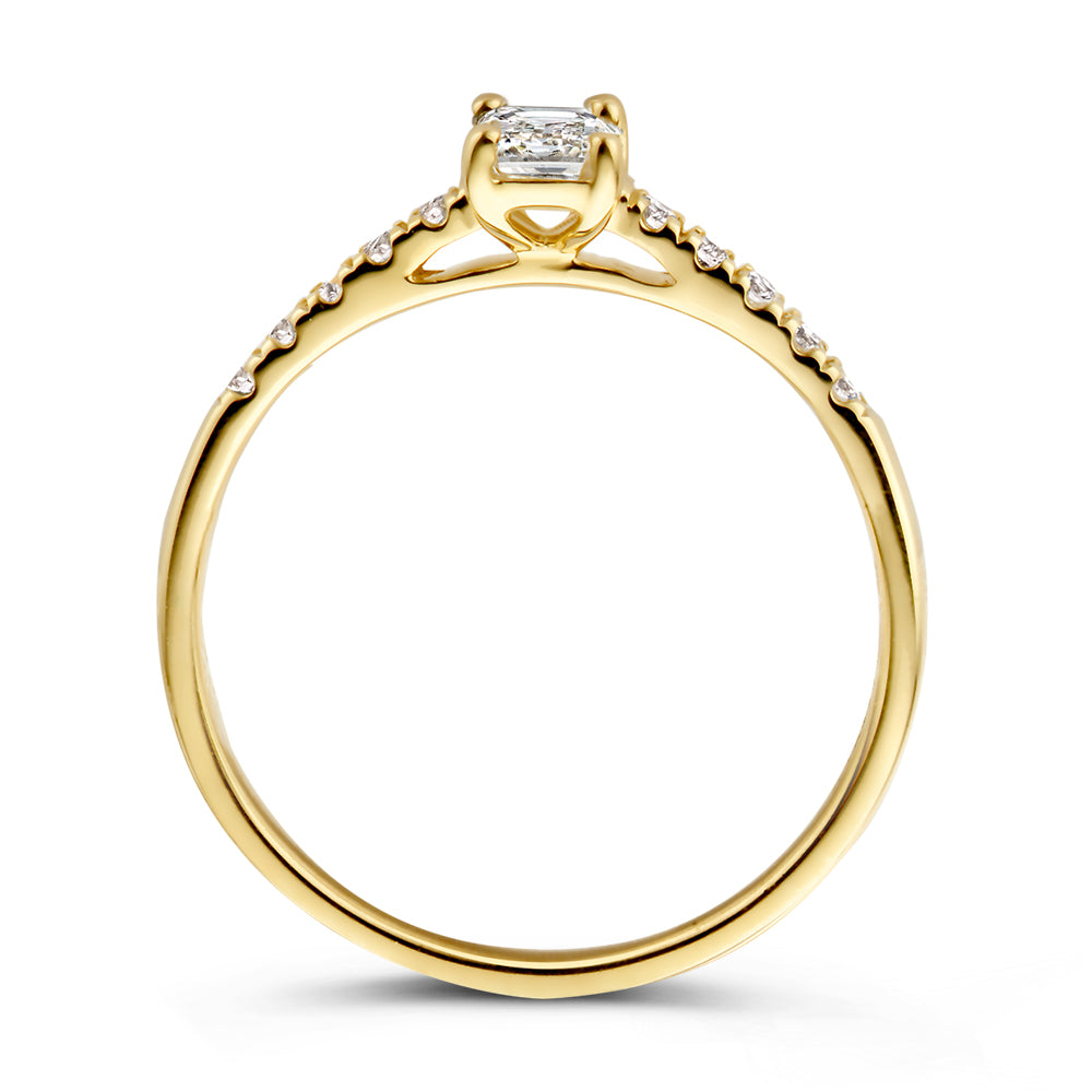 Ring Nora Royal 0,48 crt. geelgoud