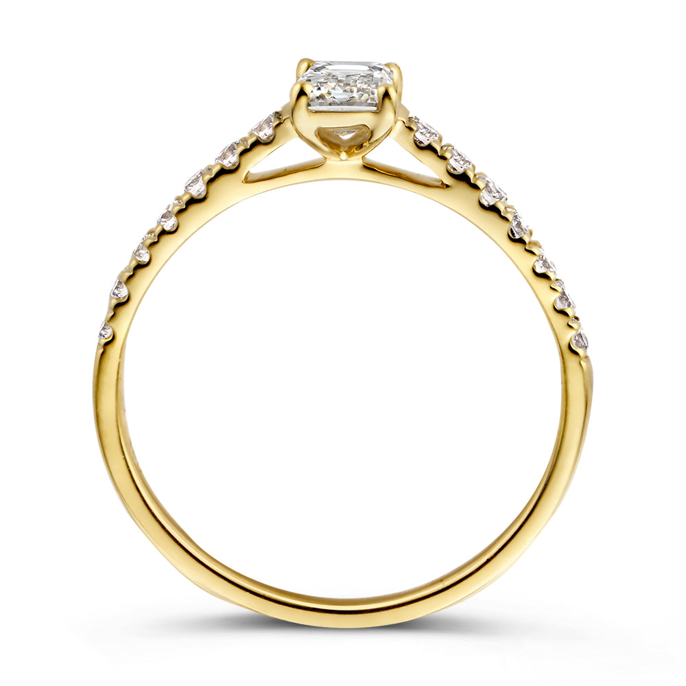 Ring Nora Royal 0,75 crt. geelgoud