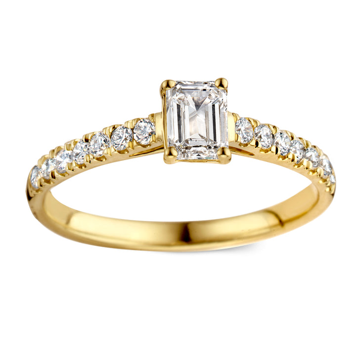 ring emerald diamond