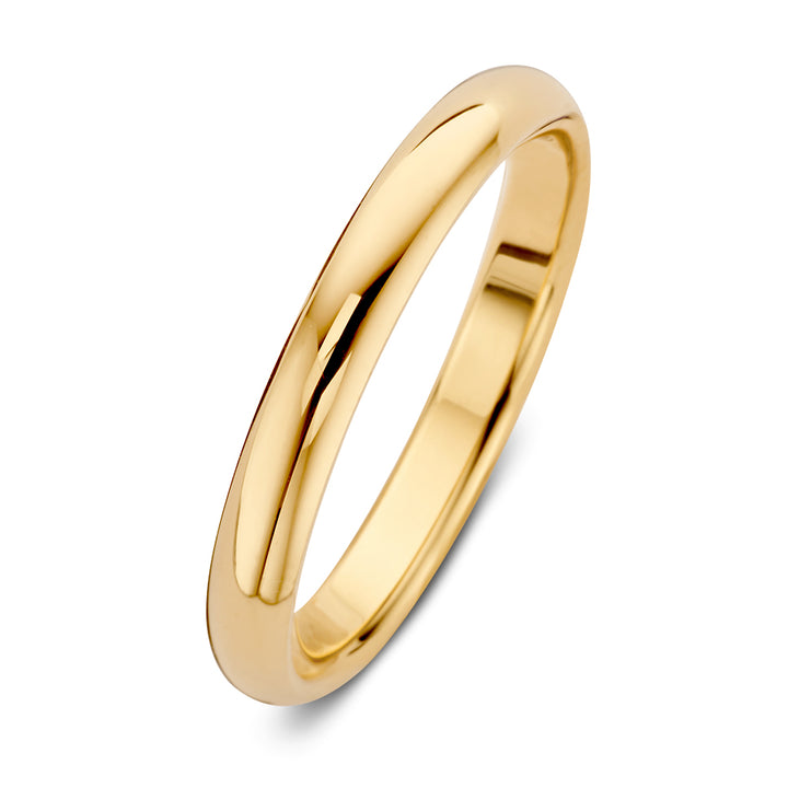 Wedding band Bowie yellow gold 3mm