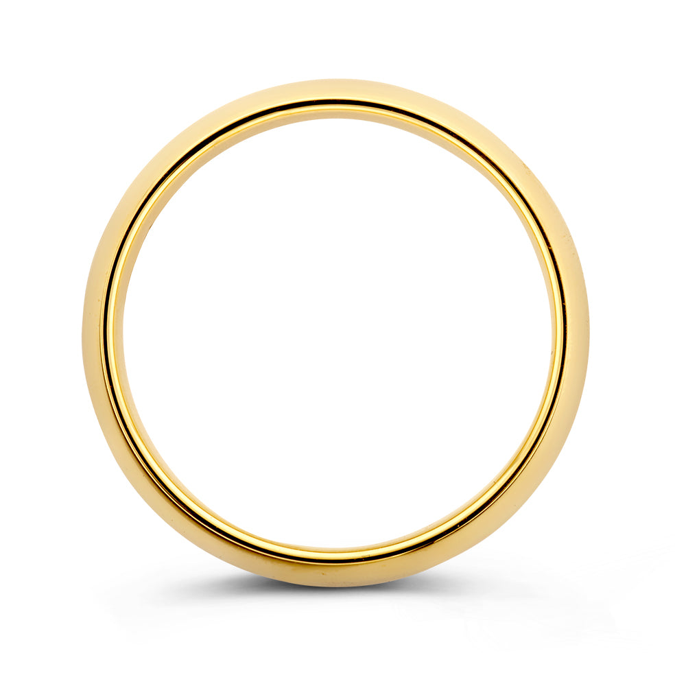 Wedding band Bowie yellow gold 5mm
