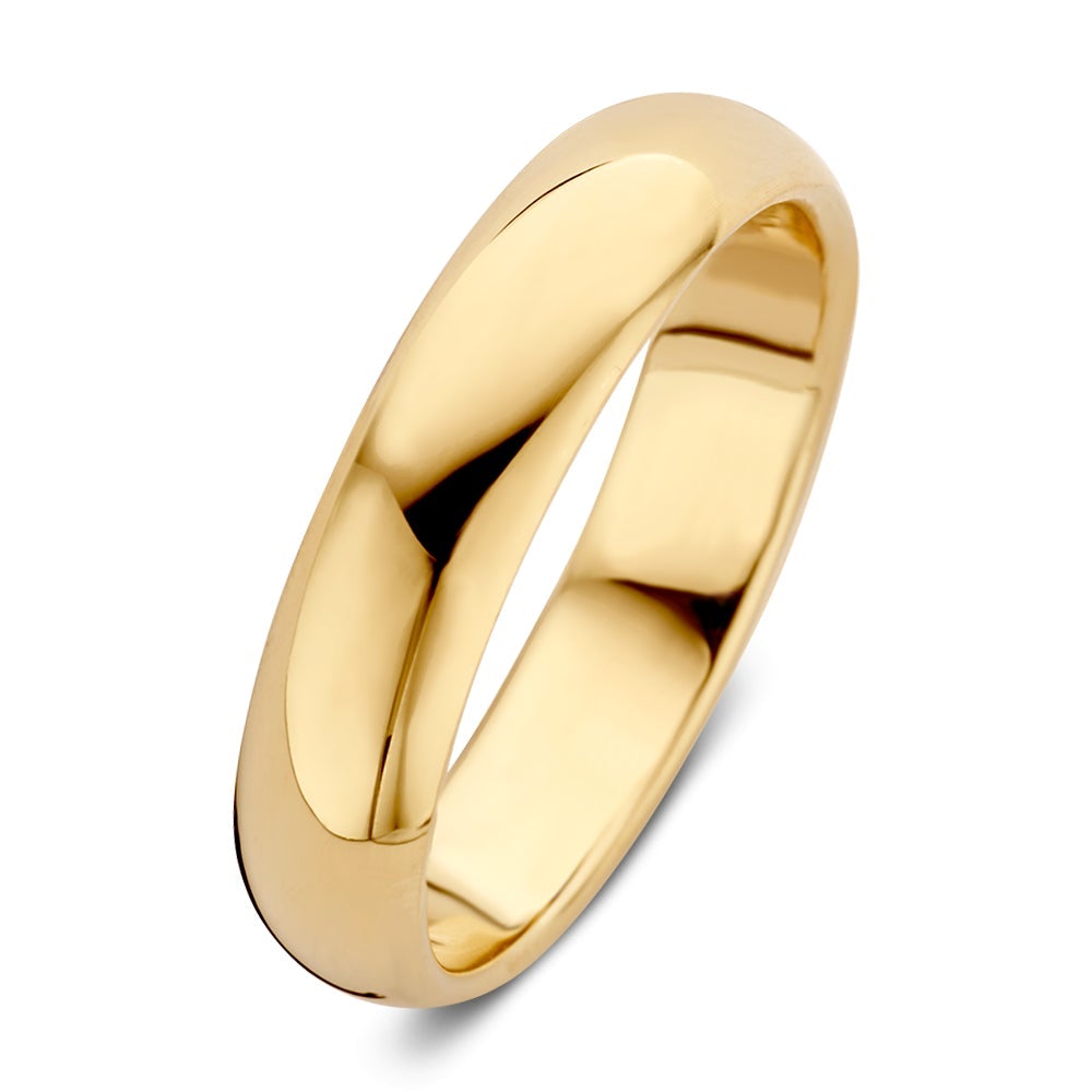 Wedding band Bowie yellow gold 5mm