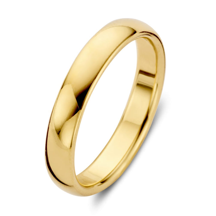 Wedding band Jess yellow gold 4mm