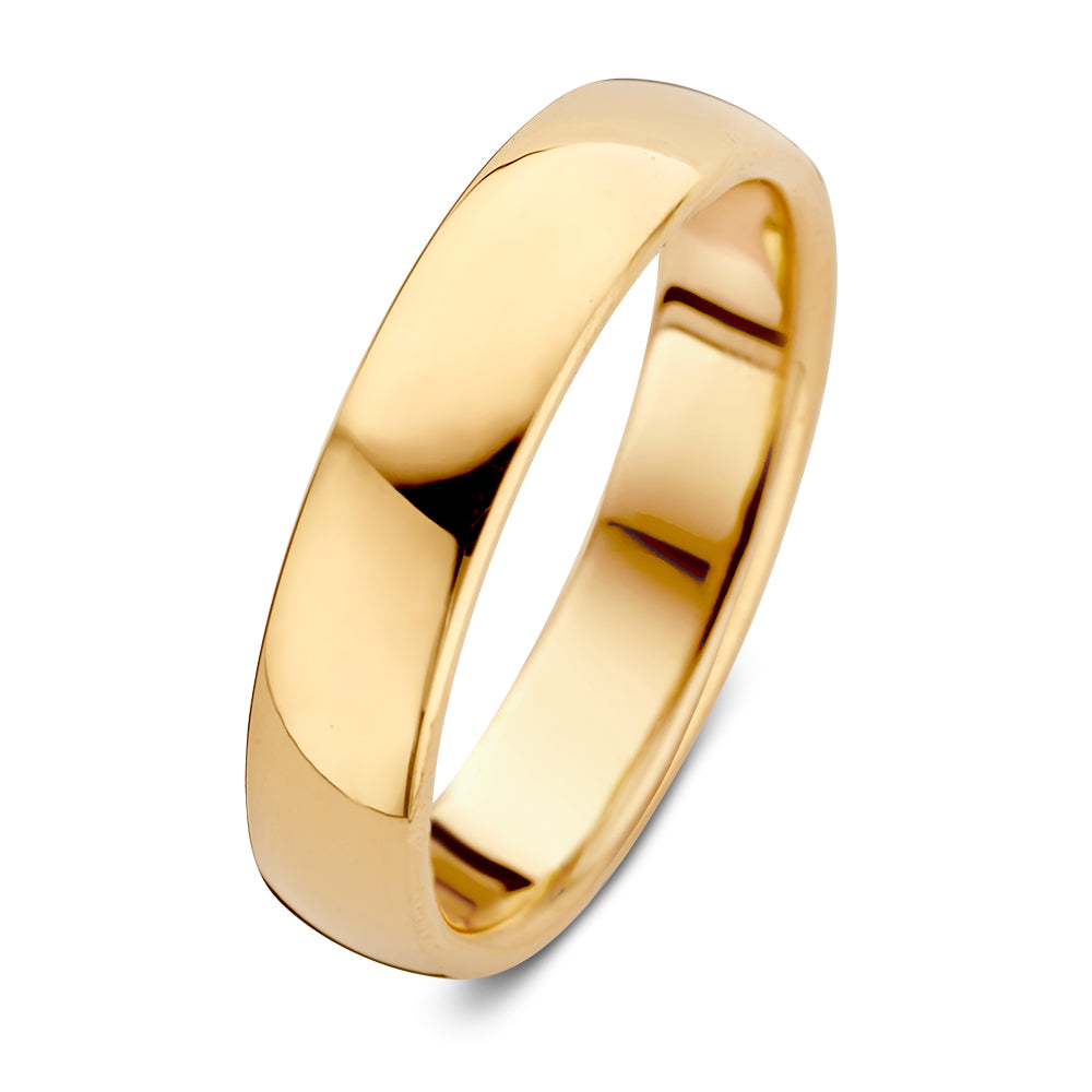 Wedding band Jess yellow gold 5mm