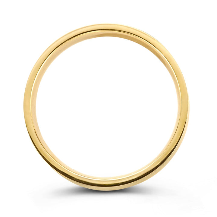 Wedding band Sam yellow gold 4mm