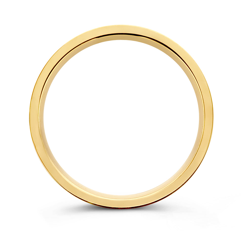 Wedding band Sam yellow gold 5mm