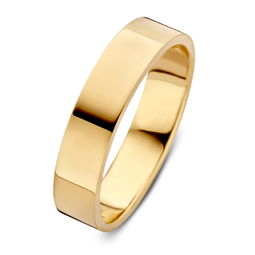 Wedding band Sam yellow gold 5mm