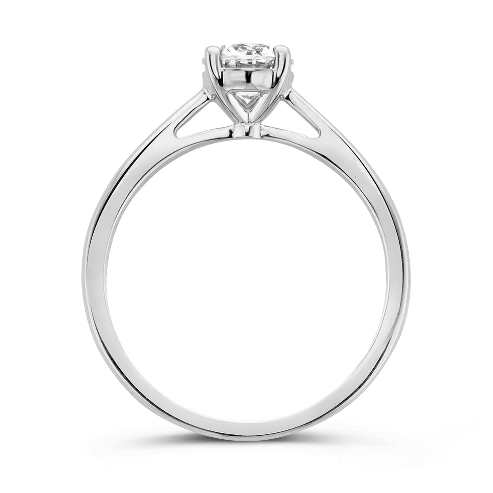 Ring Olivia 0.75 ct. white gold