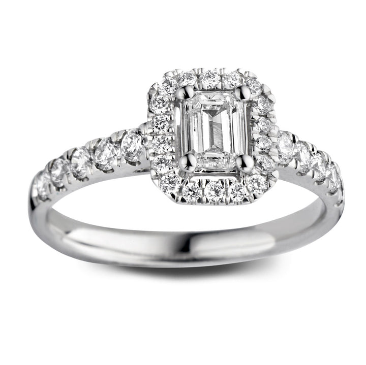 Ivy royal witgoud emerald cut