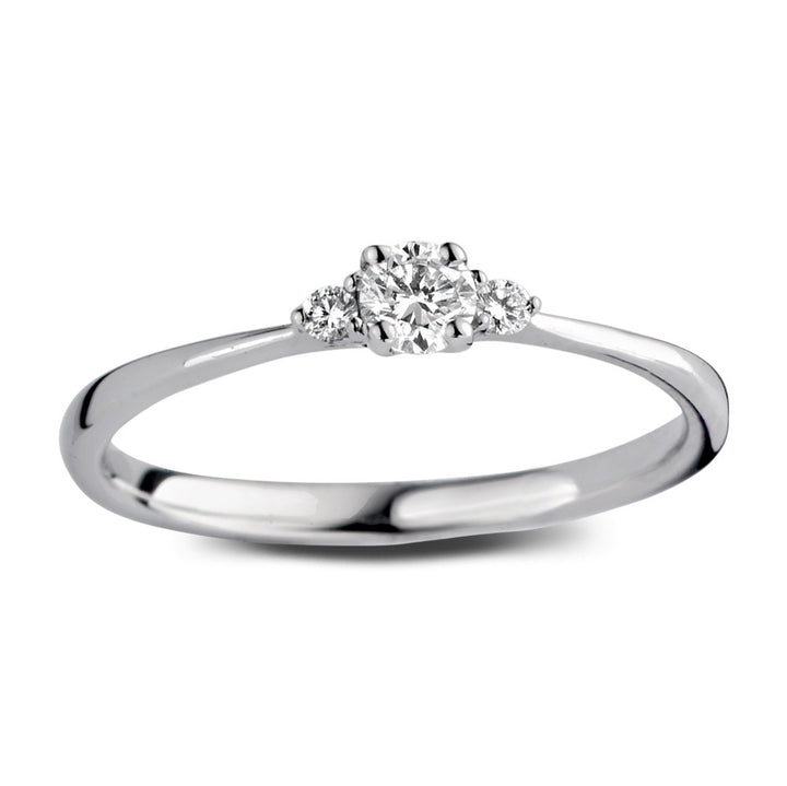 Driesteens ring lab diamant