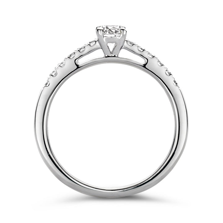 RA25700050 witgouden ring lab grown diamant