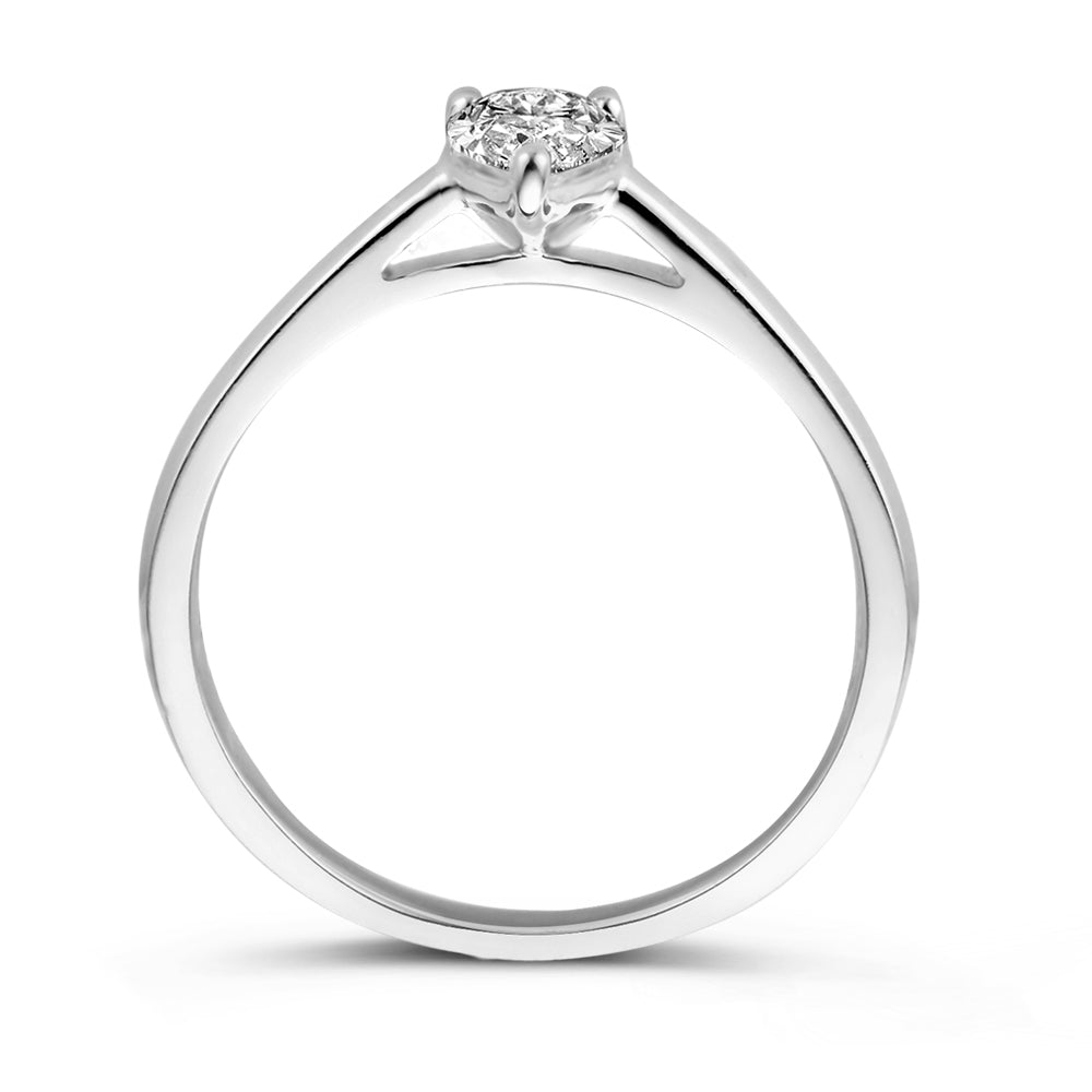 Ring Ava 0.30 ct. white gold