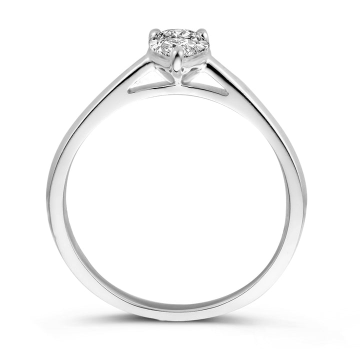 Ring Ava 0.50 ct. white gold