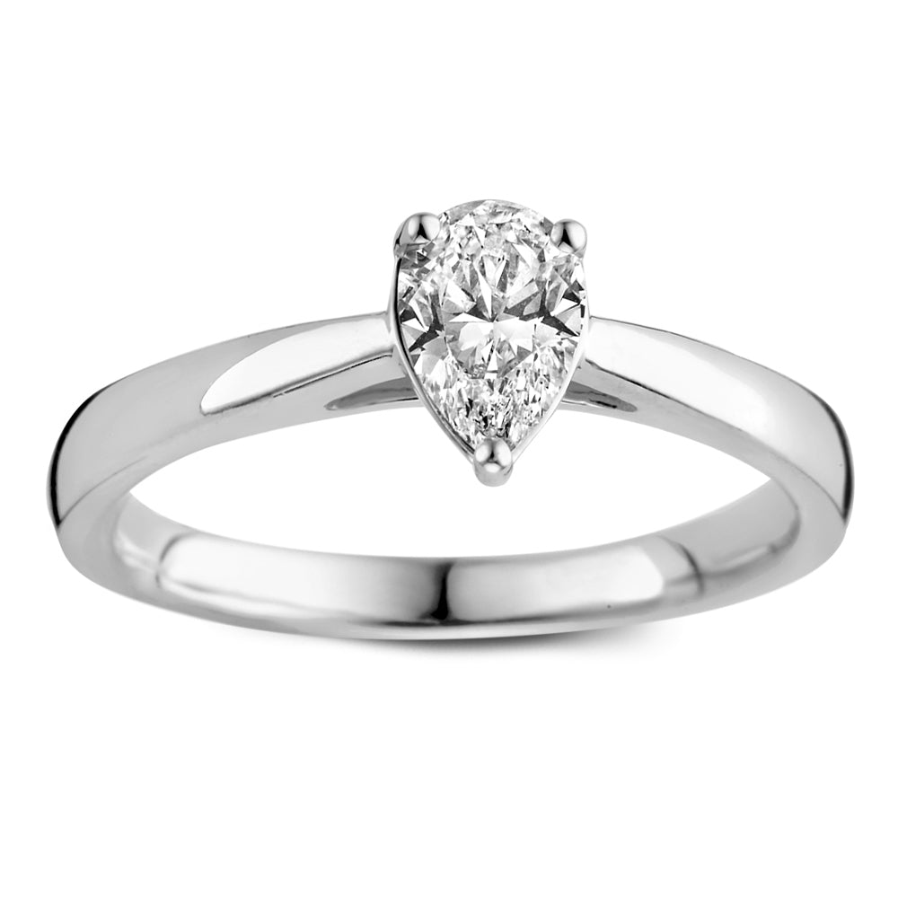 Verlovingsring peer diamant