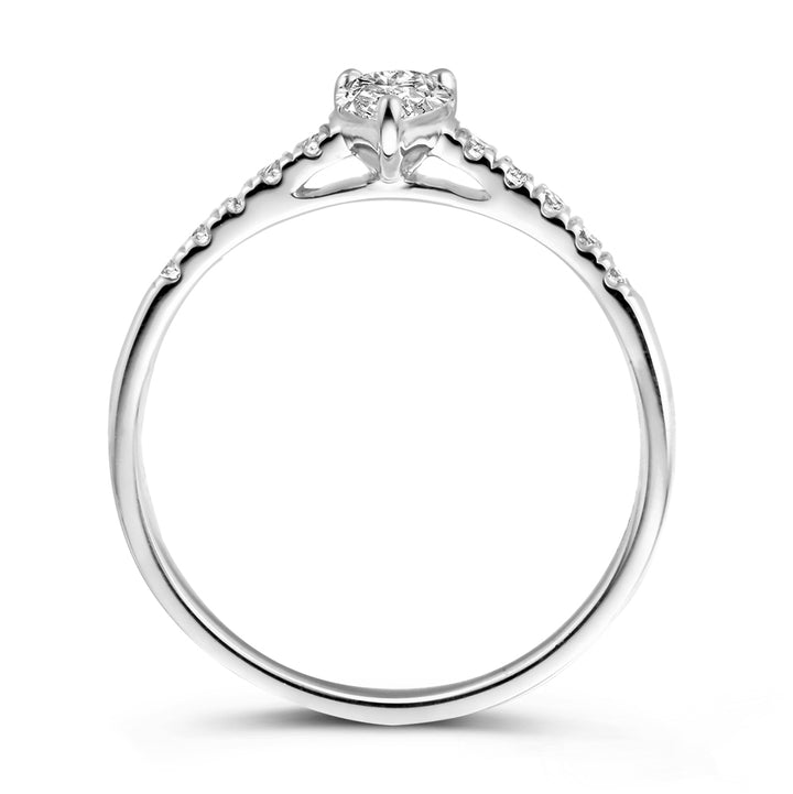 Ring Ava Royal 0.48 ct. white gold