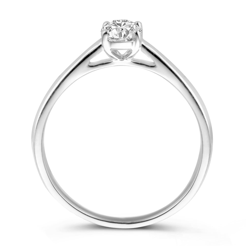 Ring Franky 0.30 ct. white gold