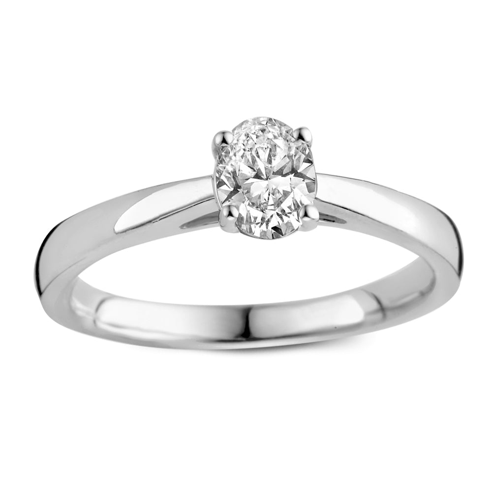 Ring ovale diamant