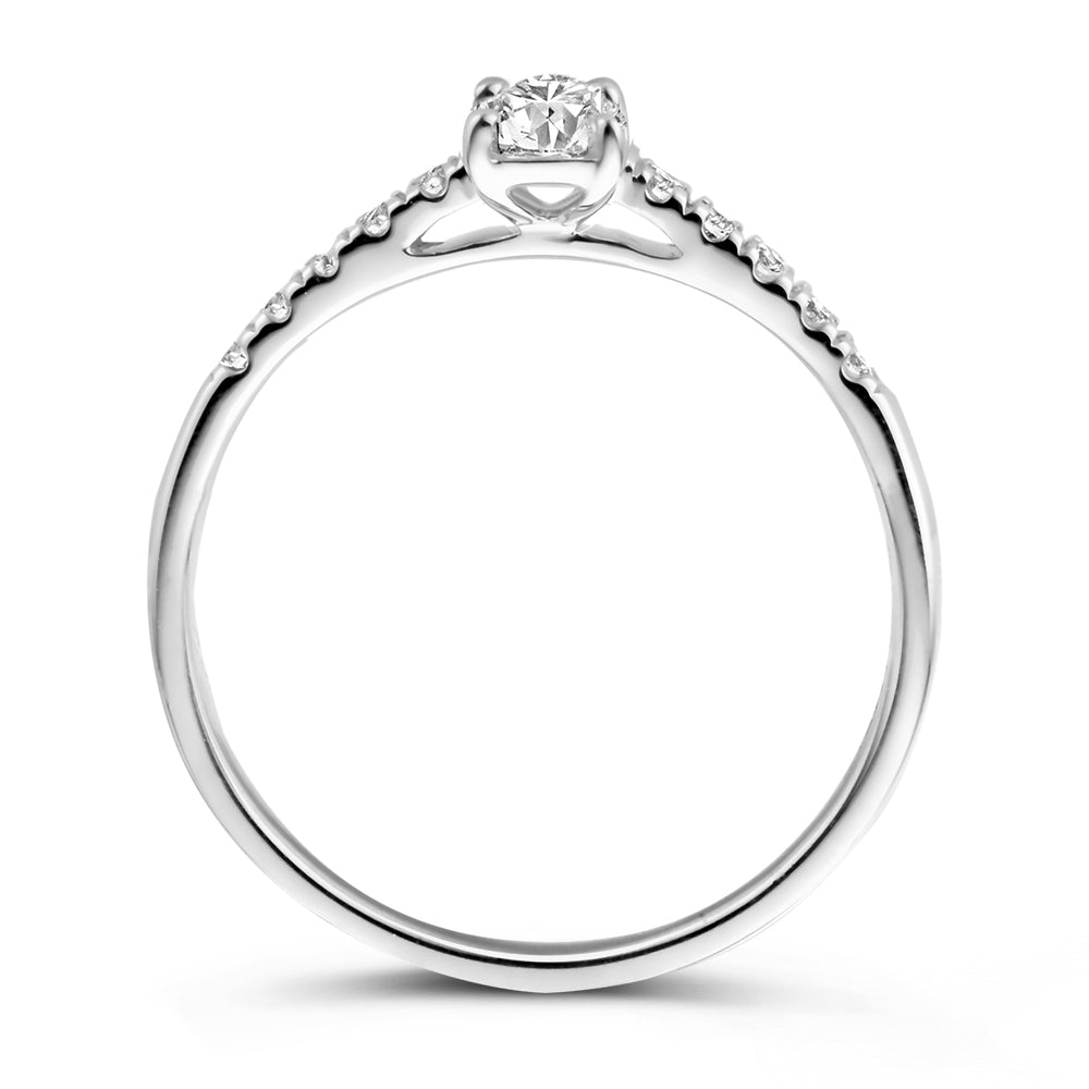 Ring Franky Royal 0.48 ct. white gold