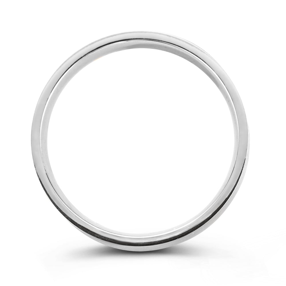 Trouwring Sam witgoud 4mm
